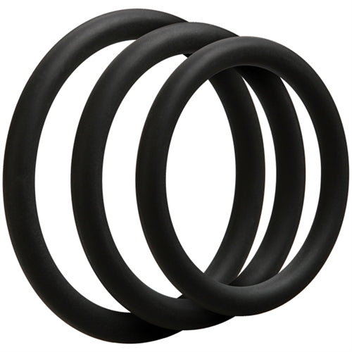 "Optimale 3 C Ring Set - Thin - Black DJ0690-01"