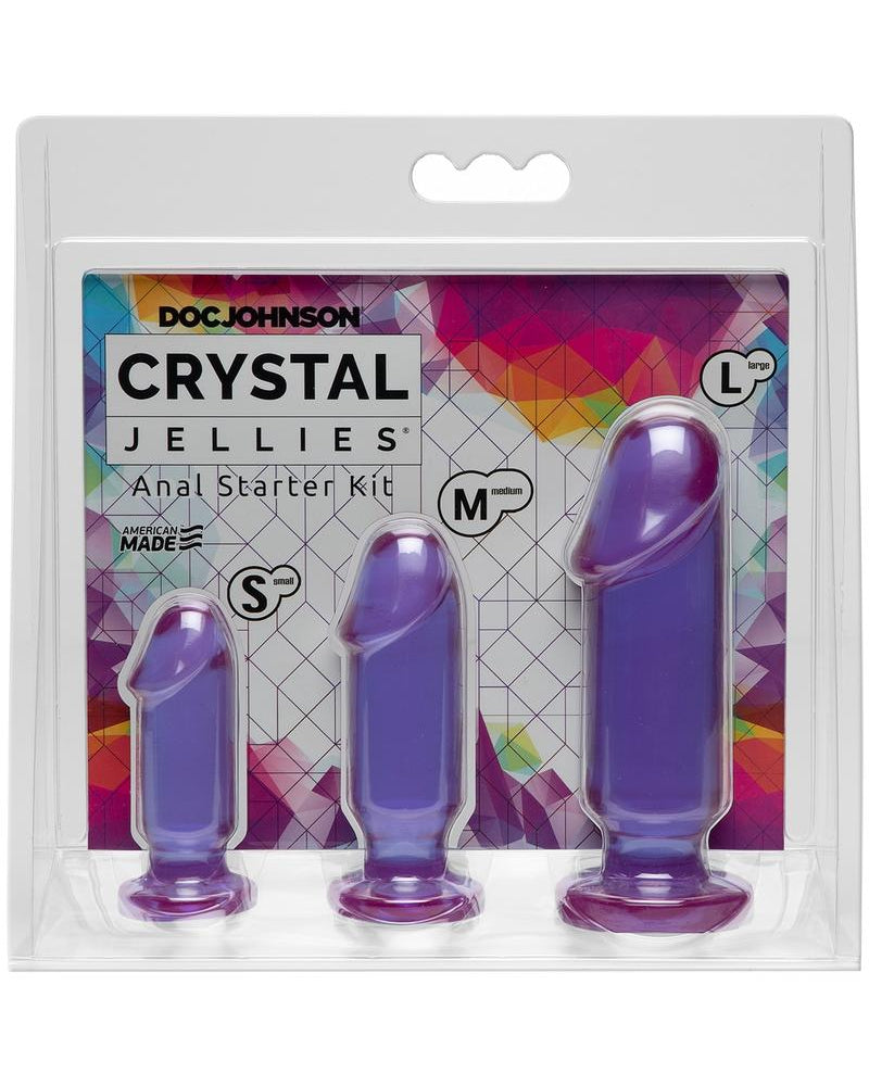 Crystal Jellies Anal Starter Kit Purple