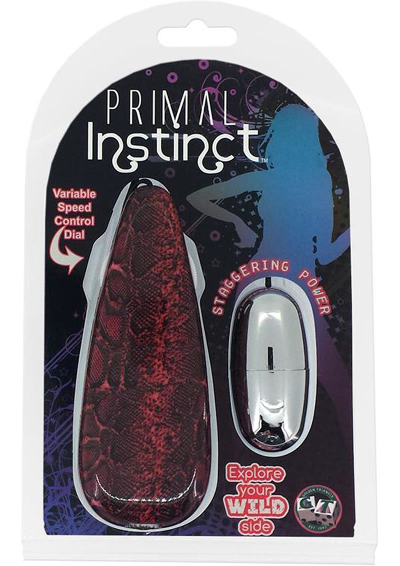 Control remoto con cable Primal Instinct Bullet Snake Print rojo