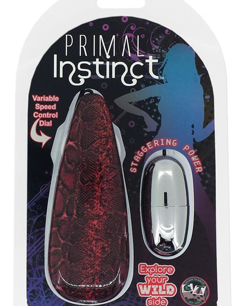 Control remoto con cable Primal Instinct Bullet Snake Print rojo