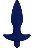 Corked 02 Silicone Anal Plug Waterproof Blue Small