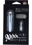 Ahh Vibe - Bullet Of Love VIbrator - Gold/Lav/Pink/Red/Silver/Teal/White