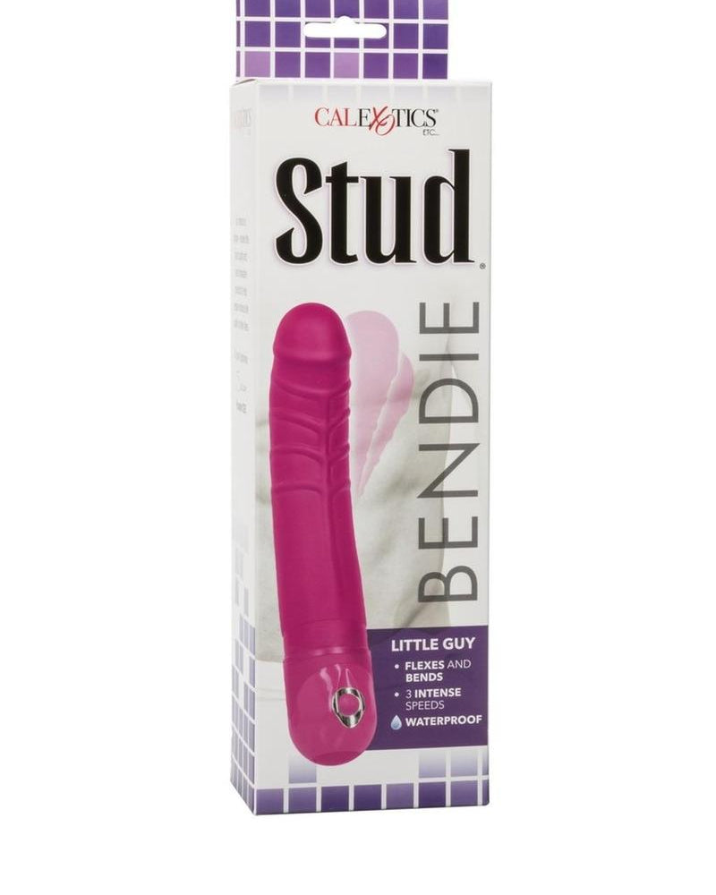 Bendie Power Stud Little Guy Realistic Vibrator Waterproof Pink 6.5 Inch