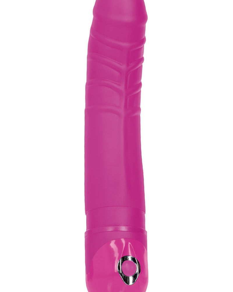 Bendie Power Stud Little Guy Realistic Vibrator Waterproof Pink 6.5 Inch