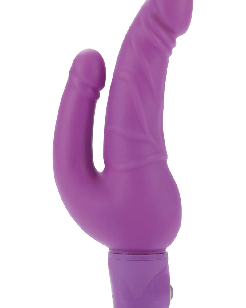 Bendie Power Stud Over and Under Dual Vibe Waterproof Purple