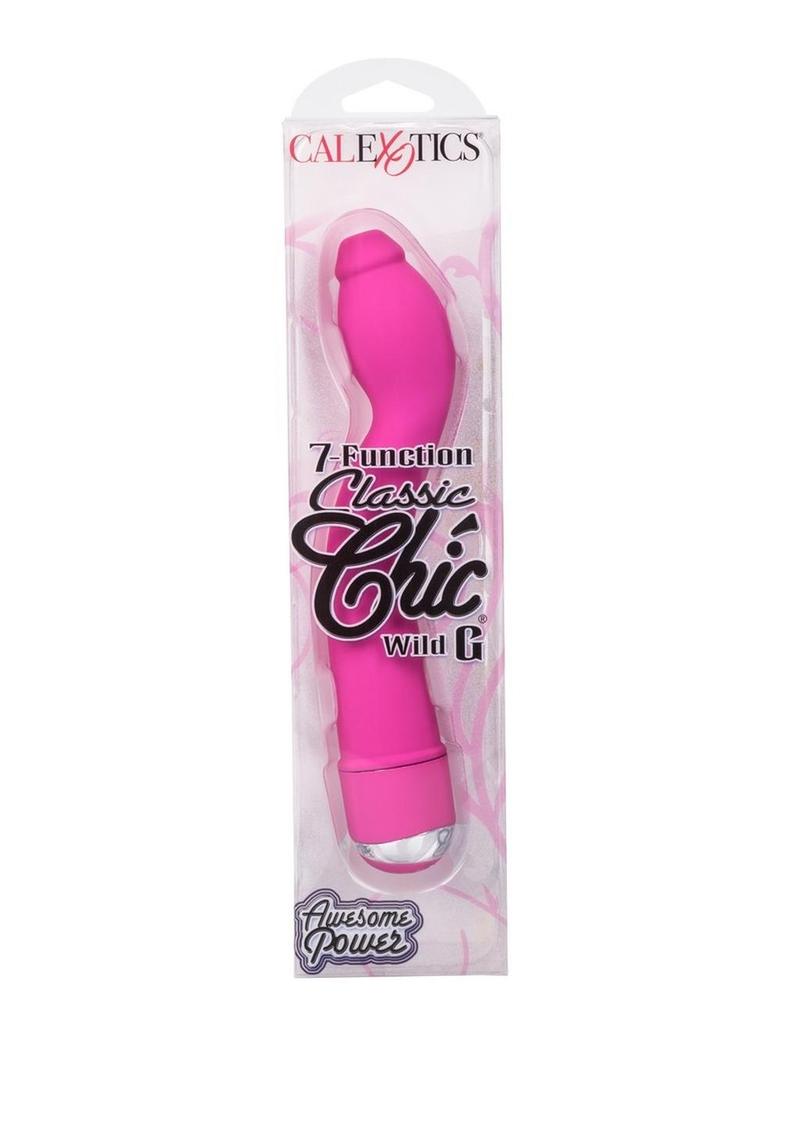 Classic Chic Wild G-spot Velvet Cote Vibrator Waterproof - Pink