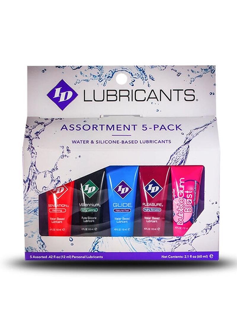 Surtido de lubricantes ID Sensual, paquete de 5