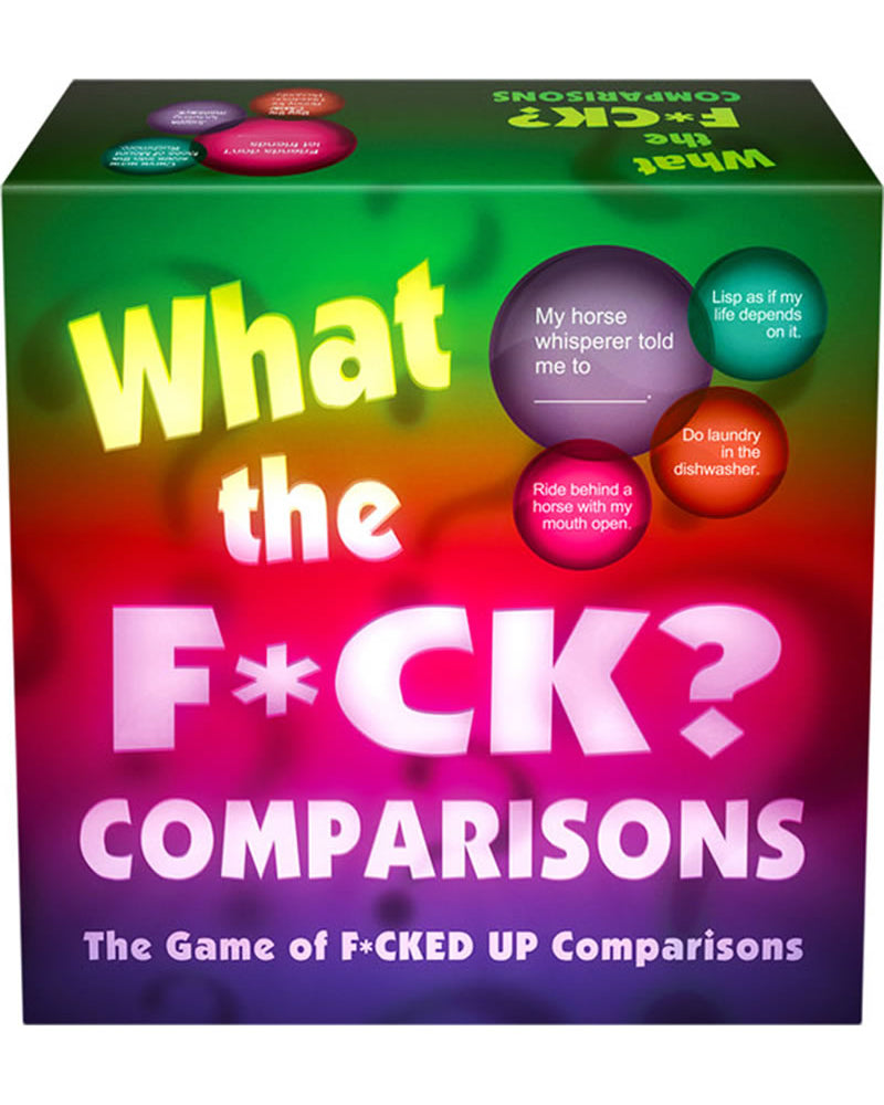 ¿Qué carajo es el juego de las comparaciones?