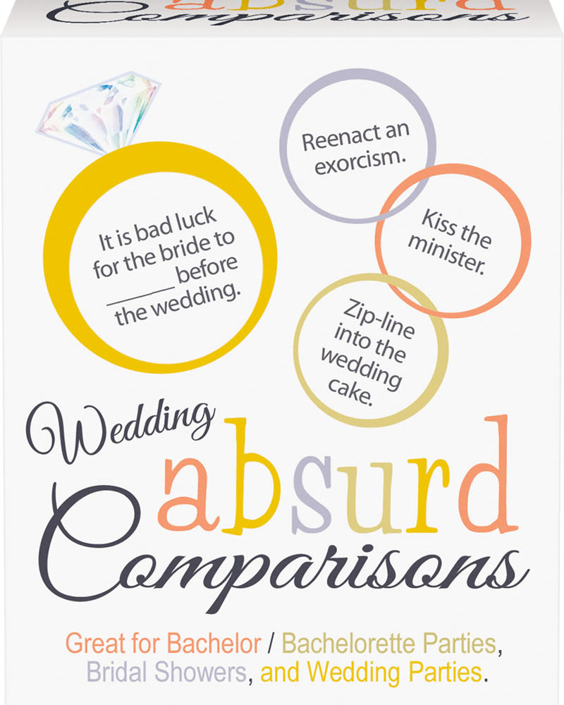 Juego de comparaciones absurdas en la boda