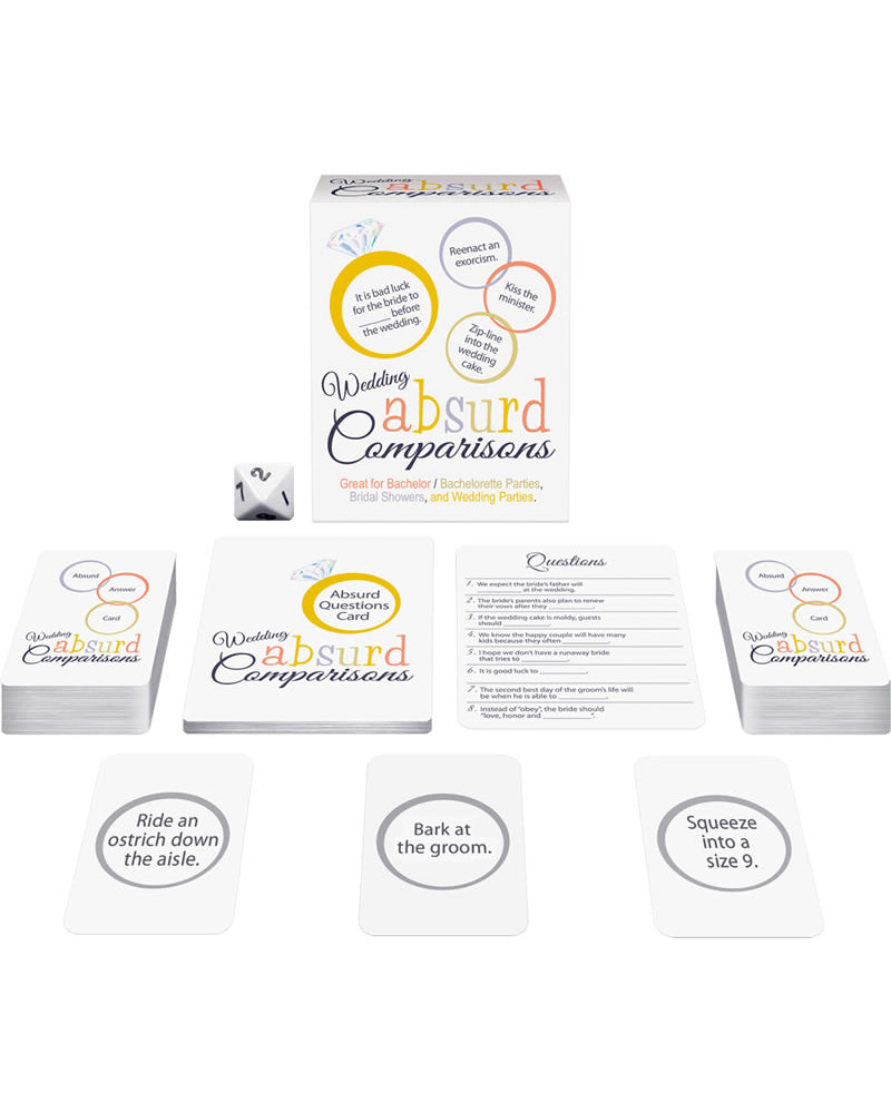 Juego de comparaciones absurdas en la boda