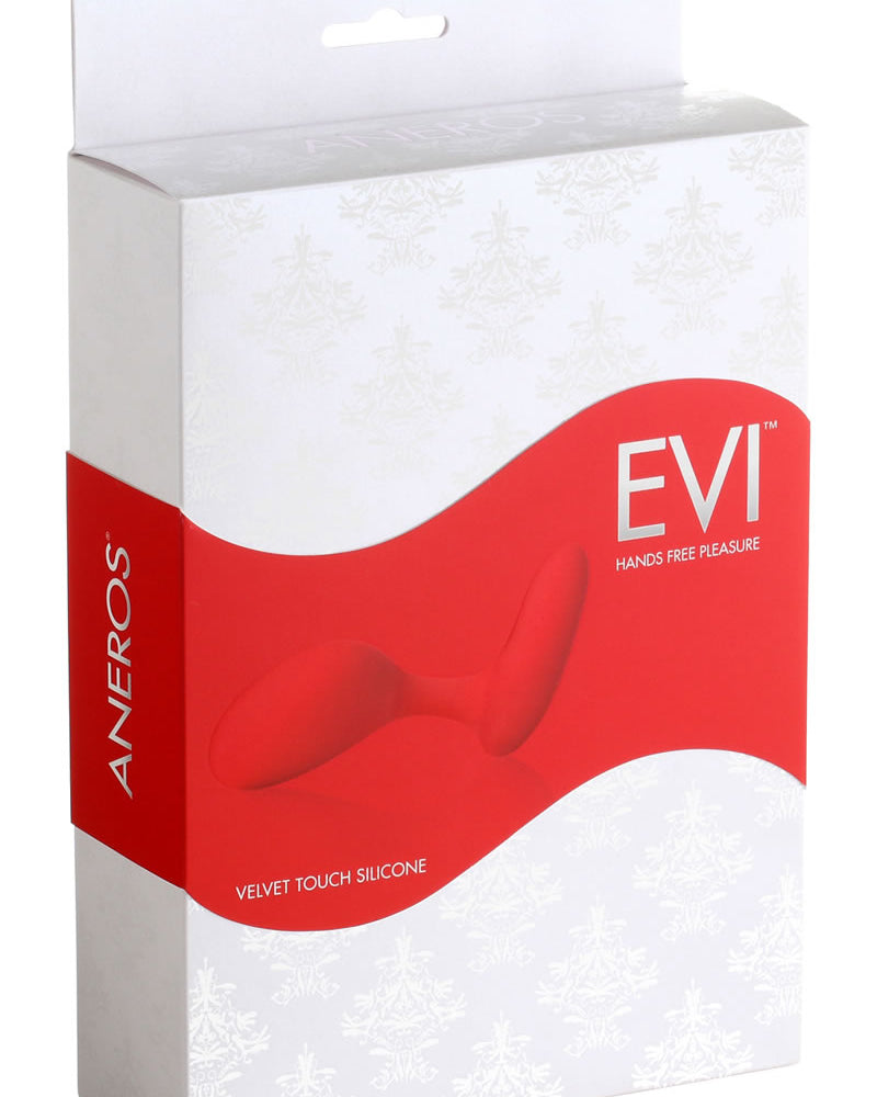 Ejercitador Kegel de silicona Evi rojo de 5,7 pulgadas