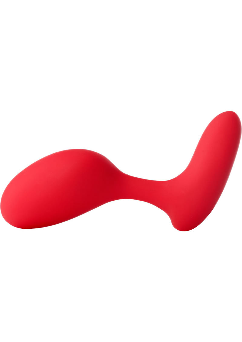 Ejercitador Kegel de silicona Evi rojo de 5,7 pulgadas