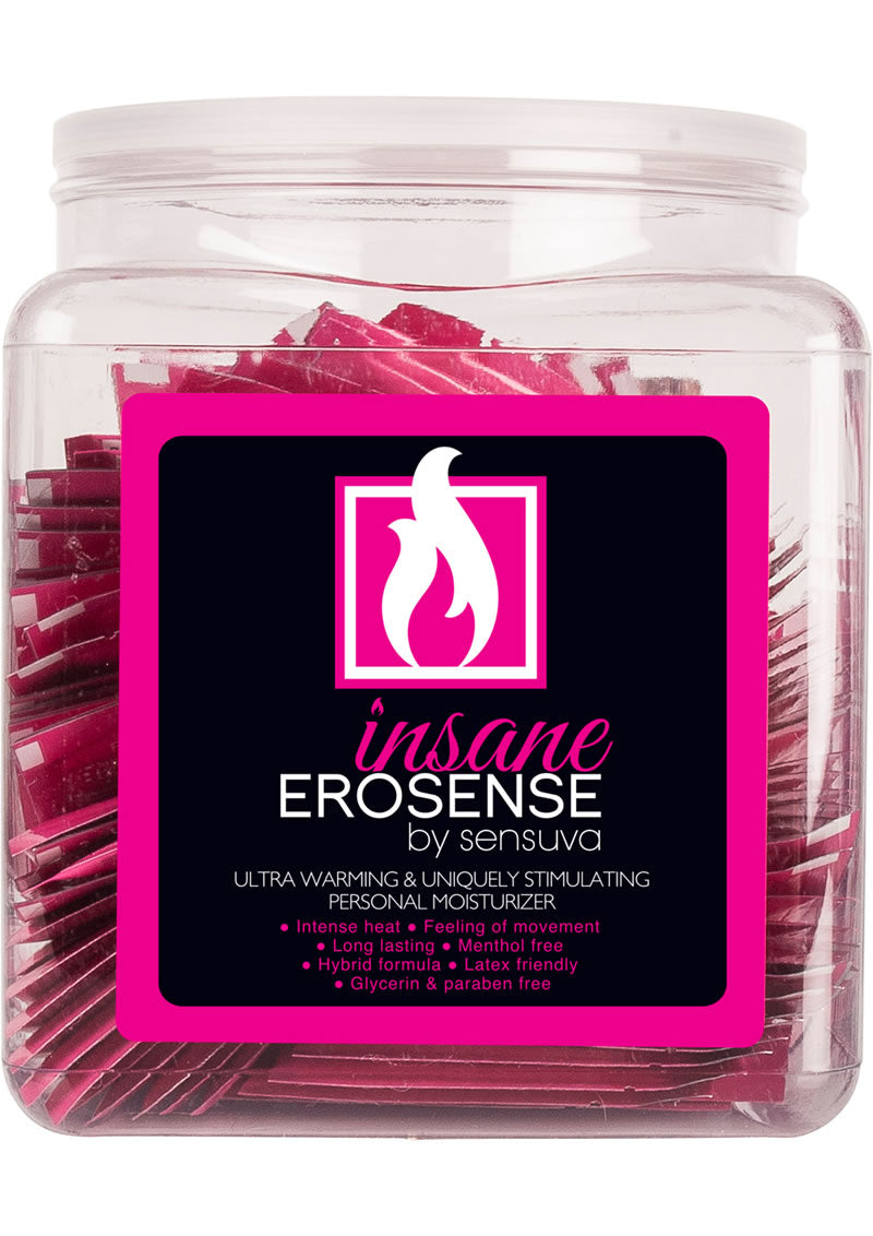 Insane Erosense Ultra Warming and Stimulating Personal Moisturizer Foil Pack 100 Each Per Bowl