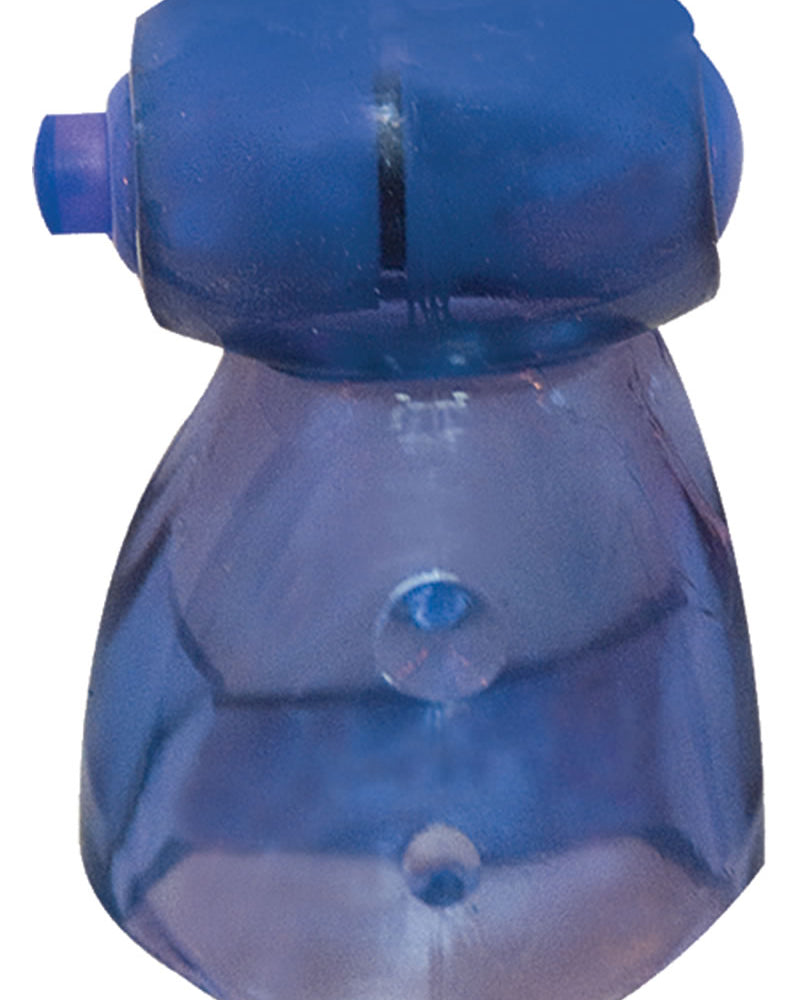 Estimulador de clítoris y testículos vibrador Macho Endurance resistente al agua azul