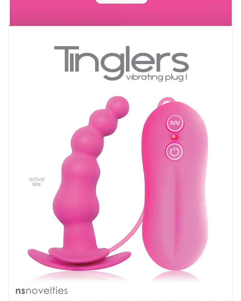 Tapón vibrador de silicona Tinglers I Rosa