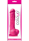 Colours Pleasures Silicone Dong Pink 5 Inch