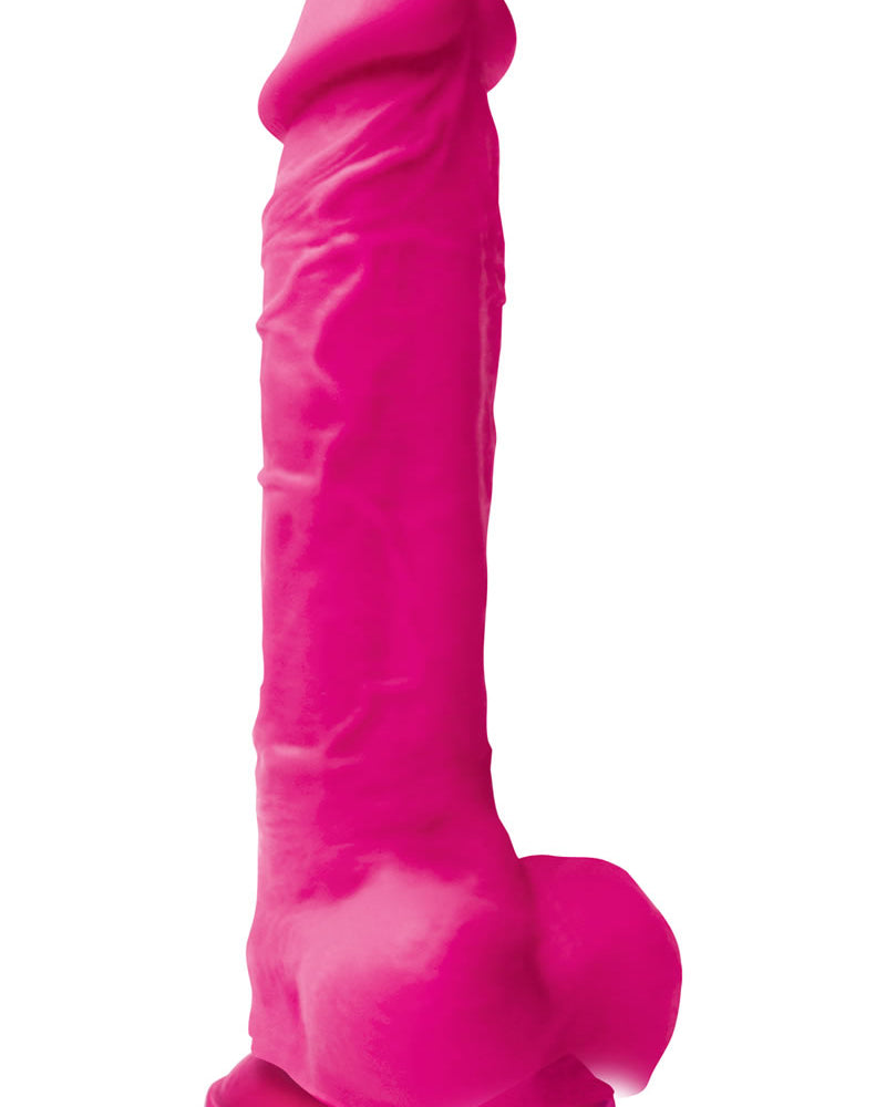 Colours Pleasures Silicone Dong 8 Inch Pink