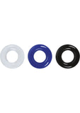 Renegade Stamina Cock Rings Assorted Colors 3 Each Per Pack
