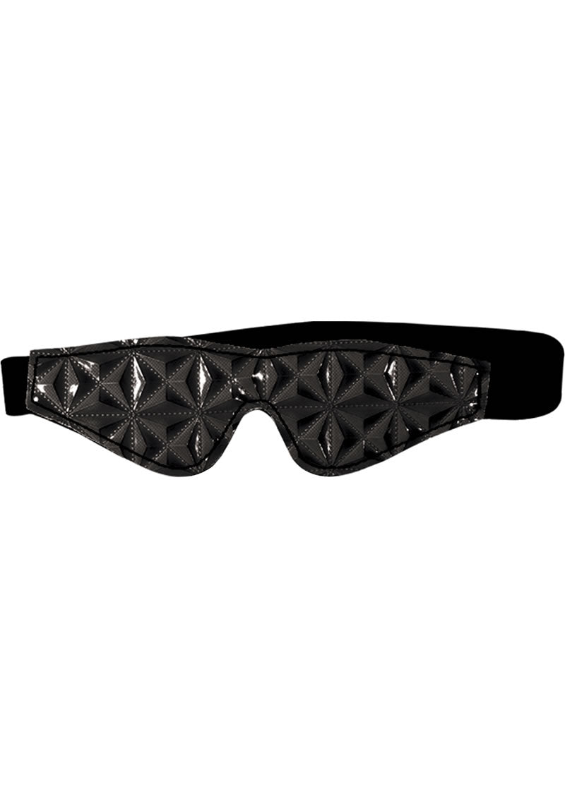 Sinful Vinyl Blindfold Black