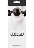 Sinful Black Ball Gag