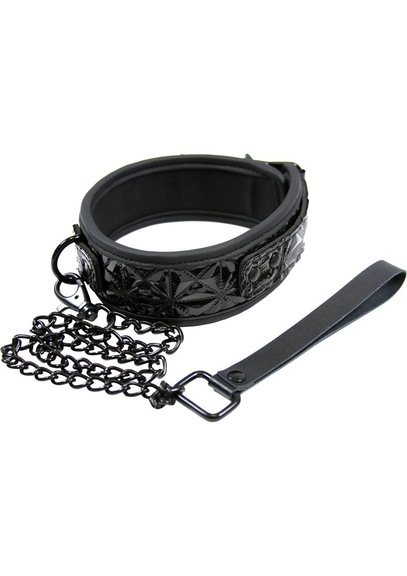 Collar ajustable negro pecaminoso