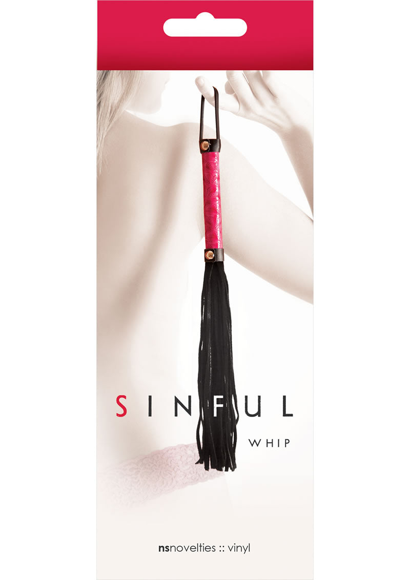 Sinful Whip Flogger Pink