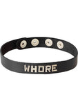 Wordband Collar Whore