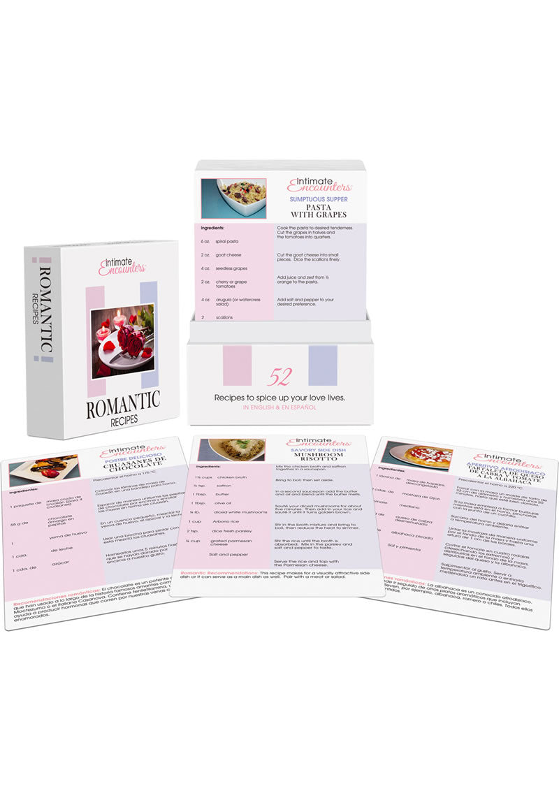 Intimate Encounters Romantic Recipes 52 Cards