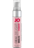 Gel estimulante con sabor a fresa de Jo Oral Delight, 1 onza