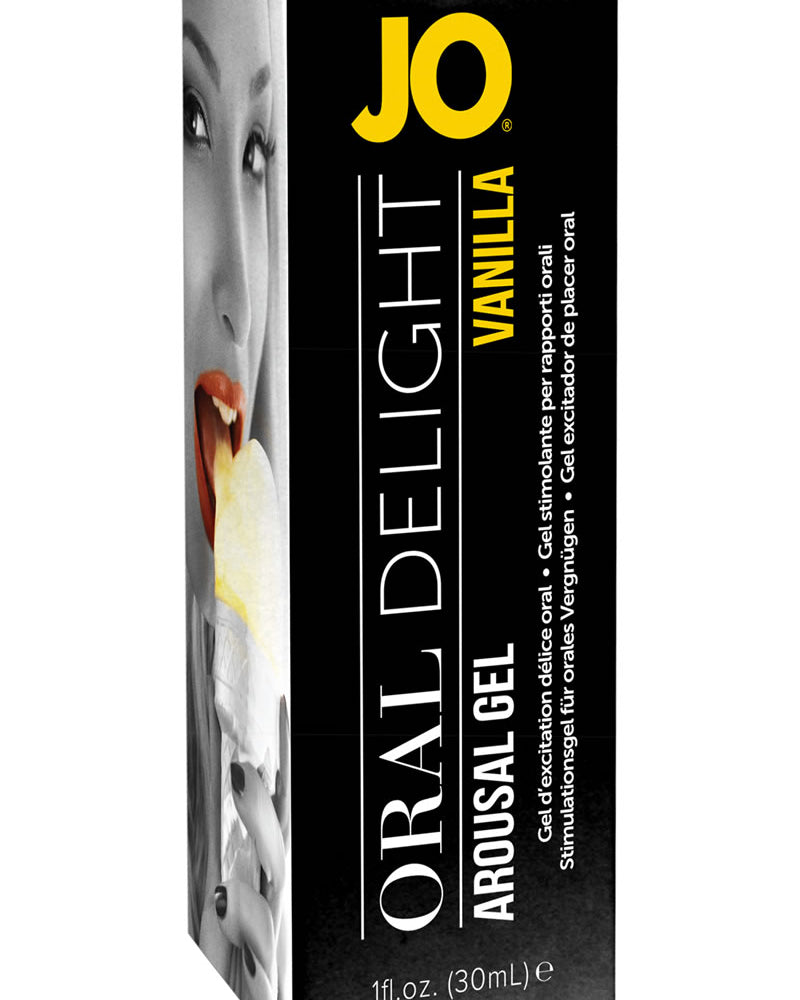Jo Oral Delight Flavored Arousal Gel Vanilla Thrill 1 Ounce
