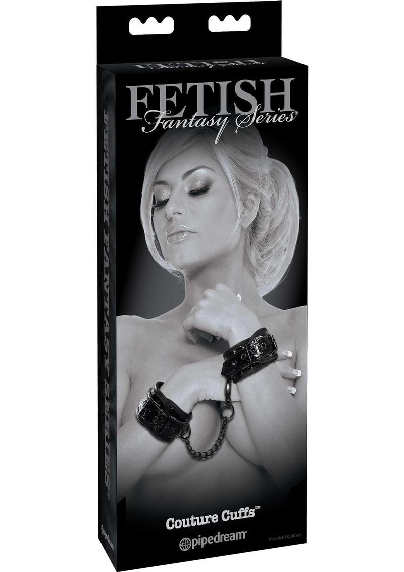 Fetish Fantasy Series Limited Edition Couture Cuffs Adjustable Black