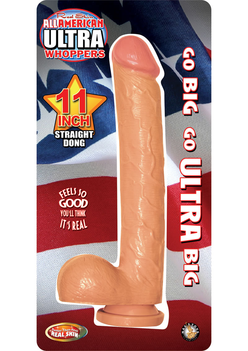 All American Whopper - Straight Dong Waterproof - Flesh