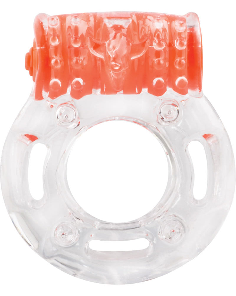 Anillo vibrador de silicona para el pene Screaming O Plus de Color Pop Quickie, color naranja