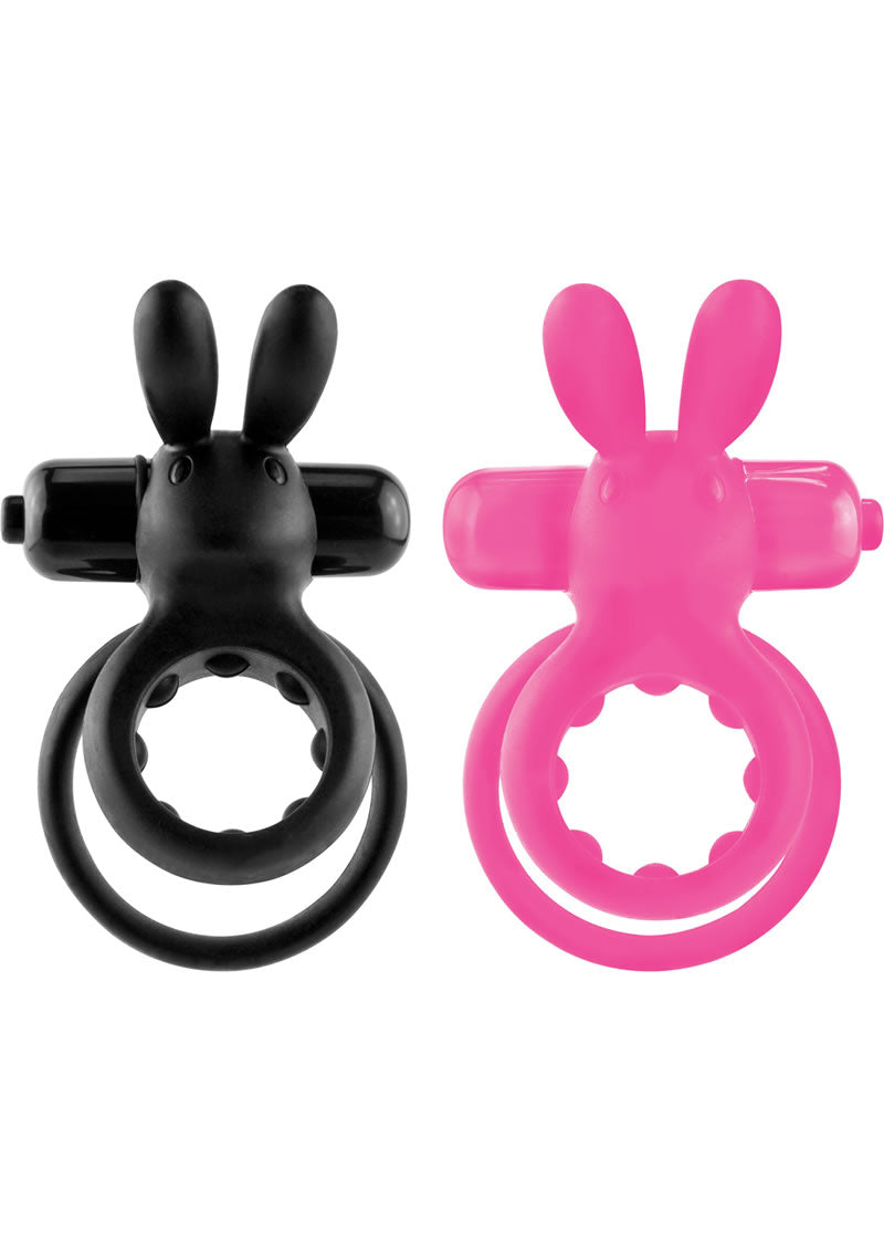 Screaming O Ohare Silicone Vibrating Cockring Waterproof Assorted Colors 6 Each Per Case