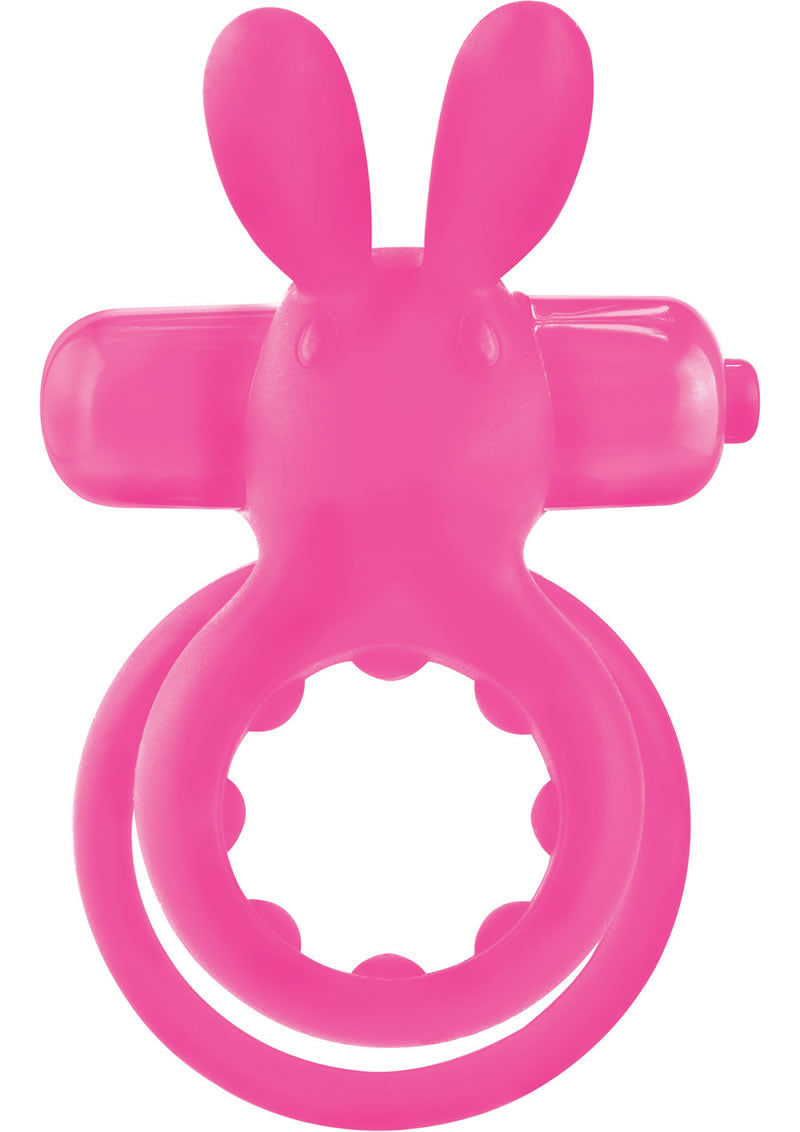 Screaming O Ohare Silicone Vibrating Rabbit Cockring Waterproof Pink