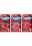 Screaming O Overtime Silicone Vibrating Cockring Waterproof Assorted Colors 6 Each Per Case