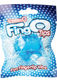 Screaming O Fing O Tips Silicone Finger Massagers Blue