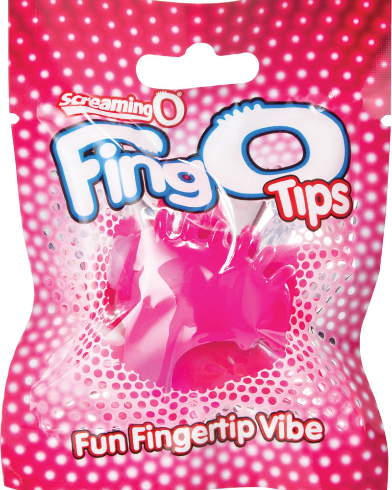 Screaming O Fing O Tips Silicone Finger Massagers Pink