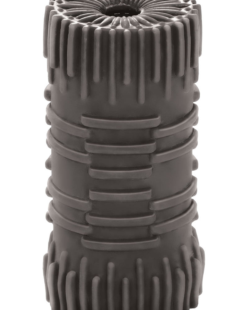 Masturbador reversible premium Apollo Grip Stroker gris