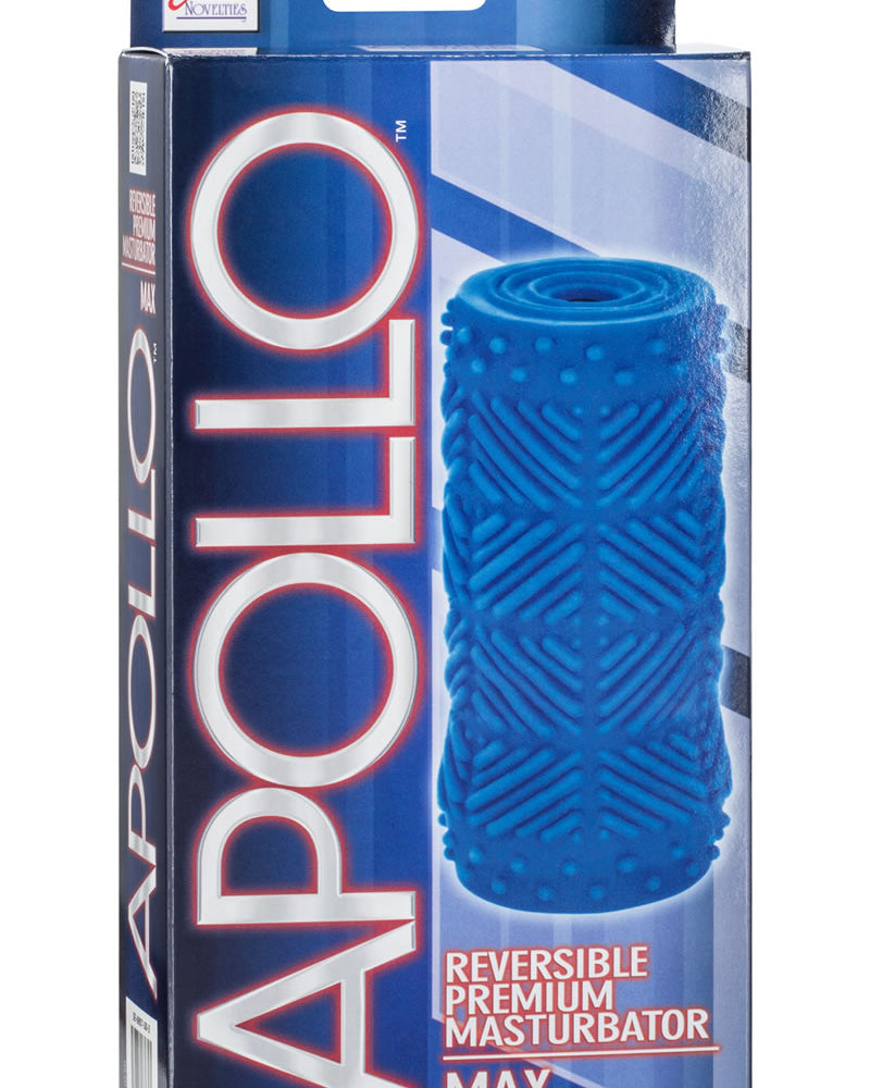 Masturbador Premium Reversible Apollo Max Stroker Azul