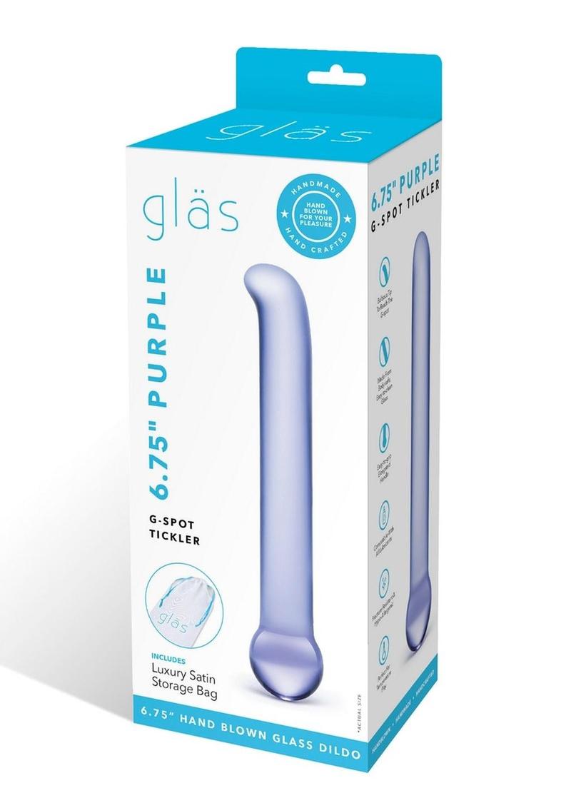 Cosquilleador del punto G de cristal morado