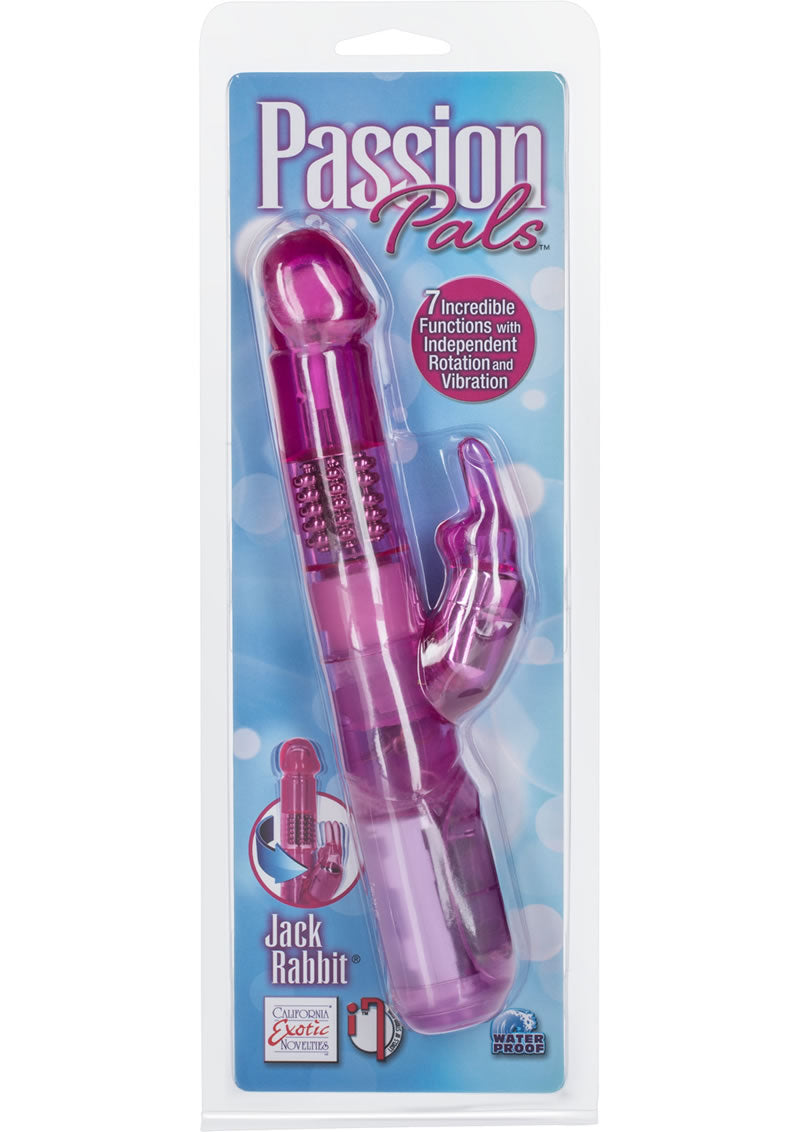 Passion Pals Jack Rabbit Vibe Waterproof Pink 4.75 Inch