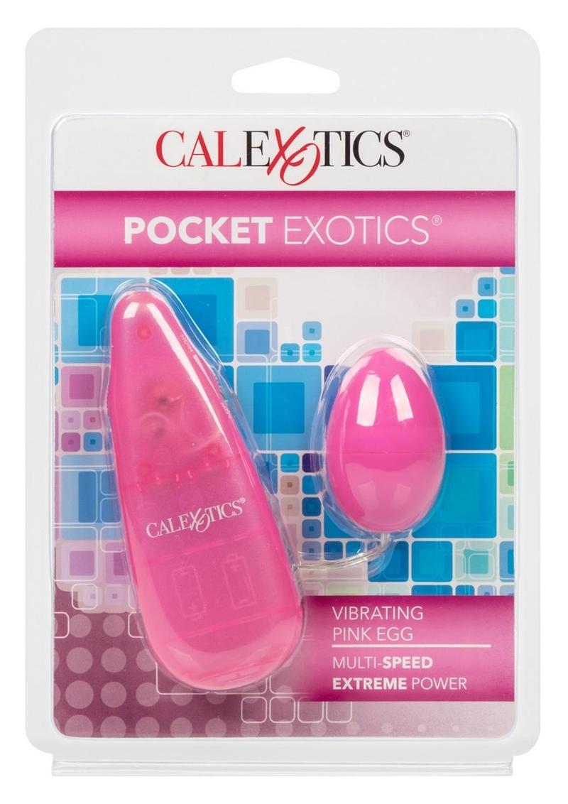 Pocket Exotics Vibrating Egg Pink Passion 2 Inch