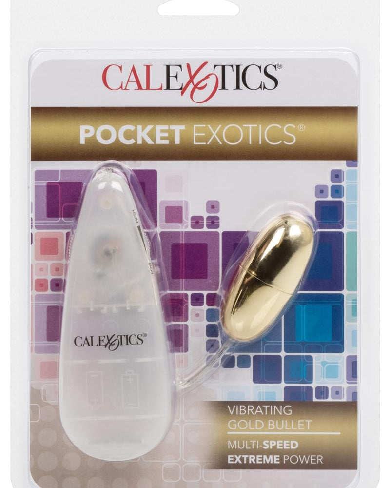 Bala vibradora Pocket Exotics dorada