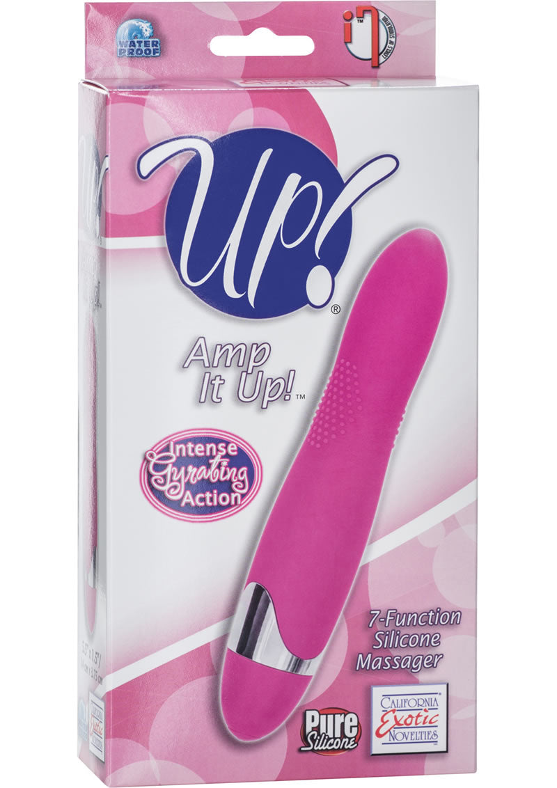 Vibrador de silicona Up Amp It Up rosa de 5,5 pulgadas