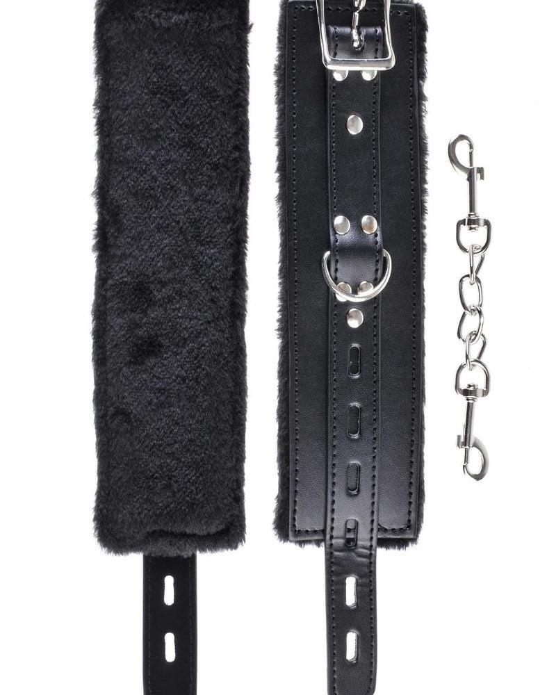 Esposas ajustables Cumfy de la serie Fetish Fantasy en color negro