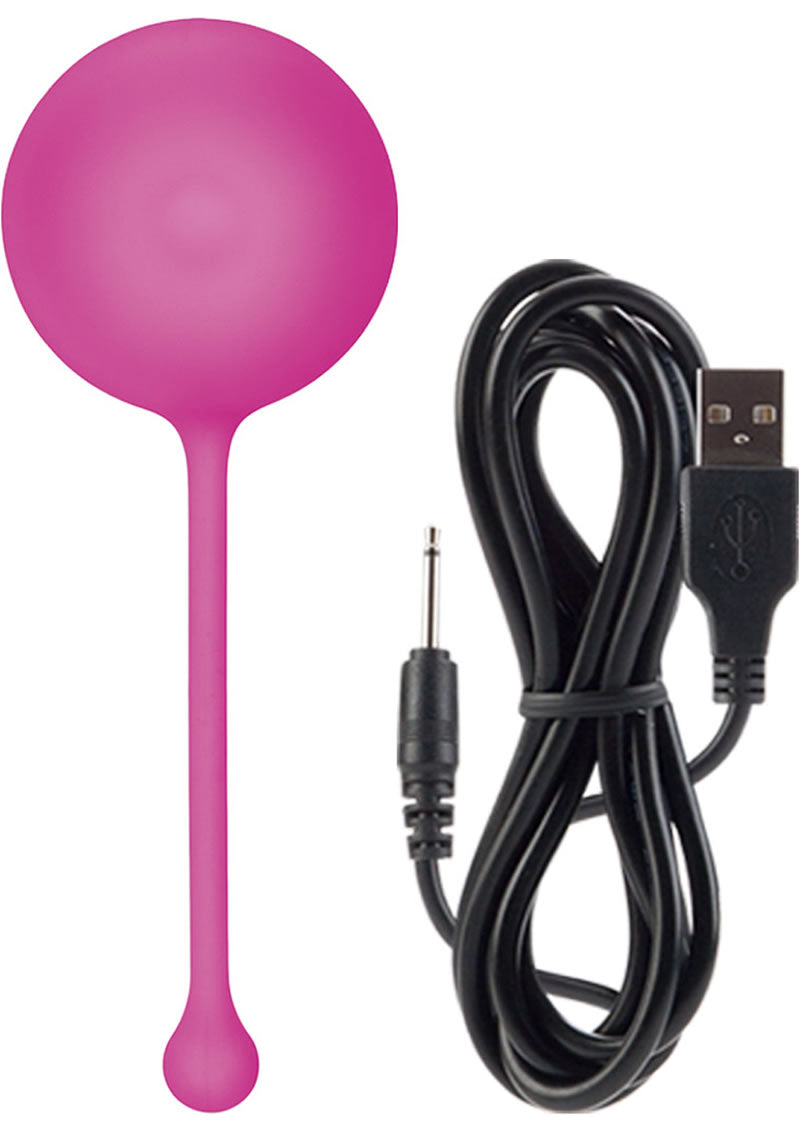 Ejercitador de Kegel de silicona recargable Envy Sixteen, resistente al agua, color rosa, 5,5 pulgadas