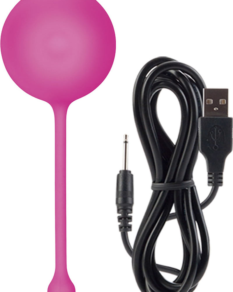 Ejercitador de Kegel de silicona recargable Envy Sixteen, resistente al agua, color rosa, 5,5 pulgadas