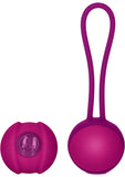 Juego de bolas de Kegel con peso individual de silicona Key Mini Stella I, color rosa