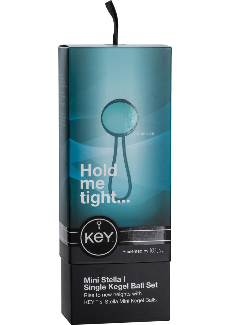 Juego de bolas de Kegel con peso individual de silicona Key Mini Stella I Egg Blue